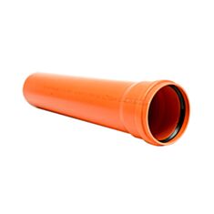 Труба каналізаційна Інсталпласт SN2 зовнішня 110 мм 4 м - фото