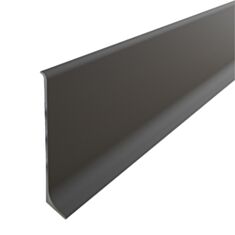 Плінтус Алюпро ПАС-3817 RAL-9005 чорний матовий 59*10*2500 мм - фото