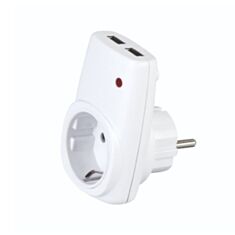 Розетка Horoz Electric 113-001-0001 USB с заземлением - фото