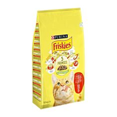 Корм для котів Friskies з яловичиною, куркою та овочами 10 кг - фото