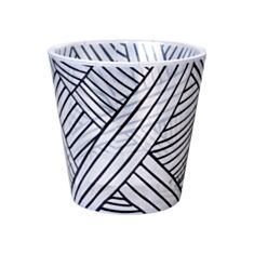  Горшок Алеана Деко со вставкой 114047 16*15,5 см этно прозрачный - фото