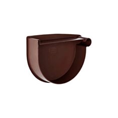 Заглушка воронки Rainway 130 мм права коричнева - фото