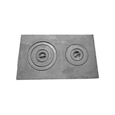 Плита чавунна Булат ПД-2 двокомфорна 58*34 см - фото