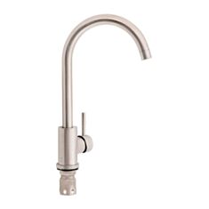 Змішувач для кухні Lidz Aria 015F-8 Nickel - фото