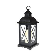 Декоративний ліхтар BonaDi 882-118 LED 58 см чорний  - фото