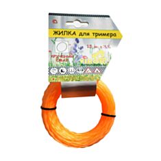 Жилка для тримера Virok 10V021 кручений овал 3,0 мм 15 м - фото