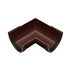 Кут ринви внутрішній Rainway 90° 90 мм коричневий - фото