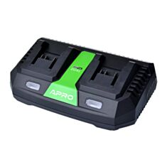 Зарядний пристрій подвійний APRO 895573 20В - фото