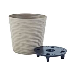 Горшок Алеана Фьюжн низкий 127075 42*40 см какао - фото