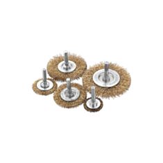 Набір щіток для дрилі Dnipro-M NR5-L 5 шт - фото