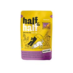 Корм для котів Half&Half качка та гарбуз в соусі 85 г - фото