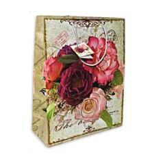 Пакет подарочный Гулливер Романтический букет 290538 44 см - фото