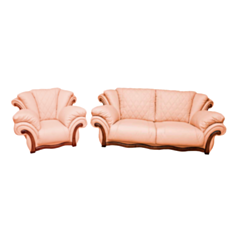 Комплект мягкой мебели Fantom бежевый - фото