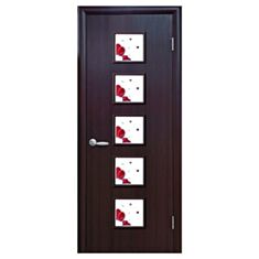 Міжкімнатні двері Новий стиль Фора 700 мм венге малюнок Р1 - фото