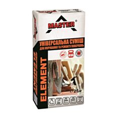 Цементно-піщана суміш Master Element 25 кг - фото