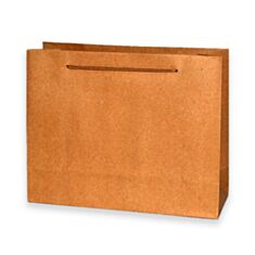 Пакет подарочный Гулливер 280265 крафтовый однотонный 20 см - фото