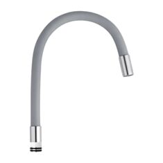 Вилив для змішувача гнучкий Kroner KRM-ESG802RGE сірий - фото