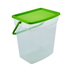 Емкость для хранения вещей Алеана с ручкой 6 л оливковый - фото