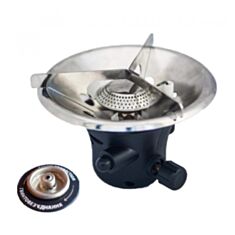 Пальник газовий туристичний Virok PIEZO 44V173-1 з різьбовим з'єднанням - фото