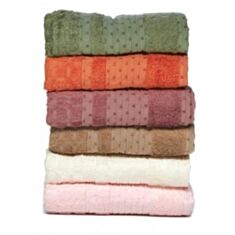 Рушник Romeo Soft Bambu Kirinkil 50*90 рожевий - фото