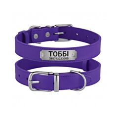 Нашийник для собак Barksi Classic 54029/Т ХS фіолетовий - фото
