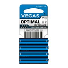 Батарейки Vegas AAA  VLR-03SC4-OP 4 шт - фото