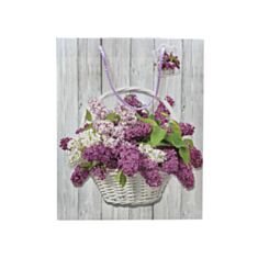 Пакет подарочный Гулливер Гортензия, сирень 280022 42*33*11,5 см - фото