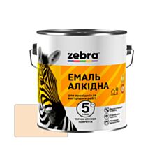 Емаль алкідна Зебра ПФ-116 слонова кістка 0,9 кг - фото