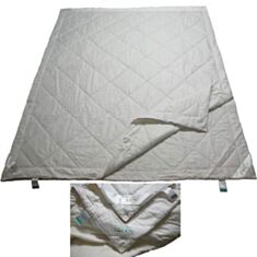 Одеяло Iglen 16021551+711 "Дуэт" 160*215 шерсть/ демисезоное + хлопок/лето/жакард/стеганое - фото