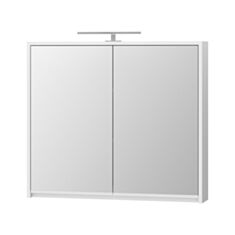 Зеркальный шкаф Ювента Savona New SvM-80 80*70 см белая - фото
