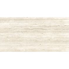 Керамограніт KAI Travertino 6410 Grey Pol Rec 60*120 см сірий - фото