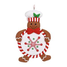 Декоративная подвеска Пряниково-карамельный повар BonaDi 125-005 13 см - фото