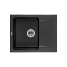 Кухонная мойка Granado Avila black shine 0501 61,5*49,5 см - фото