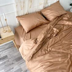 Комплект постельного белья Na Khmari сатин элитный Caramel 200*220 см - фото