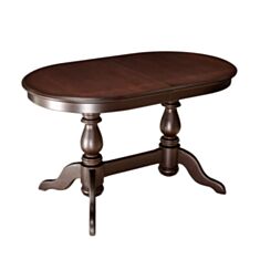 Стіл овальний розкладний Аскалон Палермо 276W 75*125 см коричневий - фото