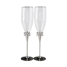 Весільні келихи Бантики 017GT - фото