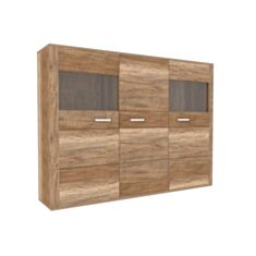 Комод-вітрина Sales T05 3D дуб каньон - фото
