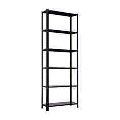 Стелаж металевий КАЗ СПУ-5 6 полиць чорний - фото