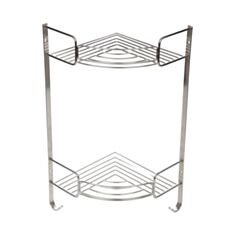 Полка для ванны угловая Vanstore 08650 SS 2-ярусная - фото