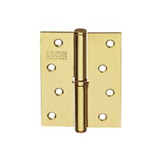 Завіса з'ємна Linde H-100L 100*75*2 мм ліва BP полірована латунь - фото