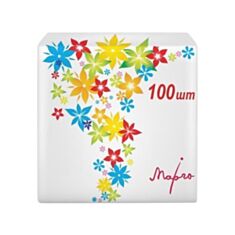 Серветки паперові Марго одношарові 100 шт 33*33 см білі - фото