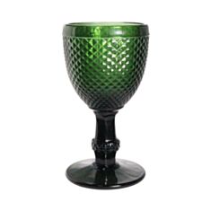 Келих для вина Olens Амбер 7824A-5 250 мл темно-зелений - фото