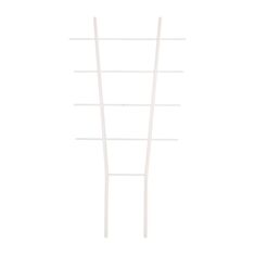 Драбинка Алеана для квітів L37 біла  - фото