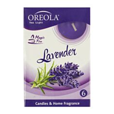 Набір свічок Oreola Лаванда 6 шт - фото