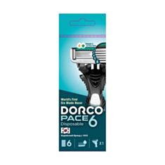 Бритва одноразова Dorco PACE 6 лез 1 шт - фото