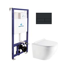 Інсталяційний модуль Koller Pool Dune 1200SL+Neon Black matt+Round Smart - фото