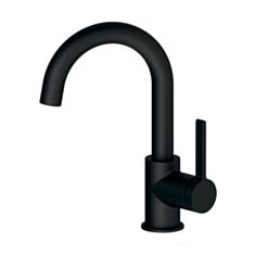 Смеситель для умывальника Volle Mora 1537.010204 черный матовый - фото