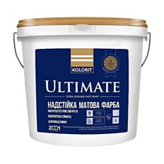 Интерьерная краска Kolorit Ultimate база А акриловая 2,7 л - фото