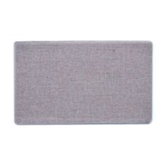 Килимок у ванну Dariana Поліестер 70*120 світло-сірий - фото