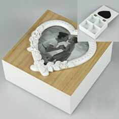 Скринька дерев'яна 050TP 15*15*6см - фото